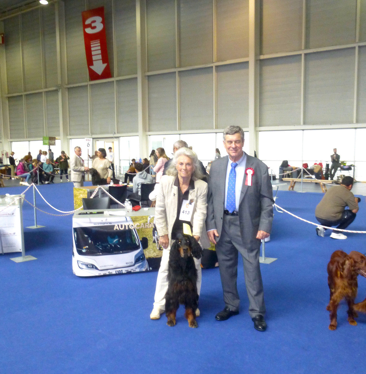 Irun Espagne, CACIB et BOB pour la Trialer Souinet des Pralines d'Aubejoux ce 26 avril 2026