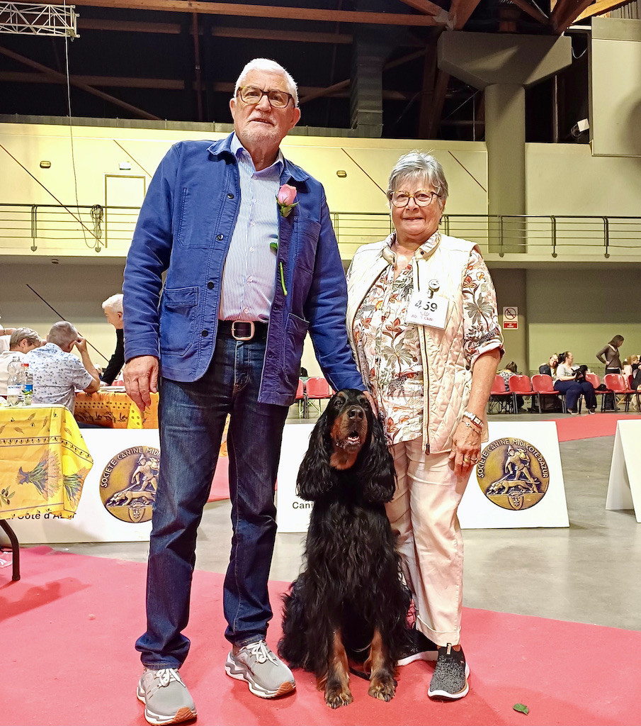 CACIB et BOB à Martigues pour la belle Shannah des Pralines d' Aubejoux