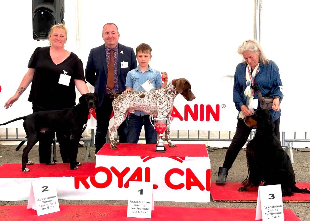 Souinet :  le podium , 3ème du Groupe 7 à Auch  : 